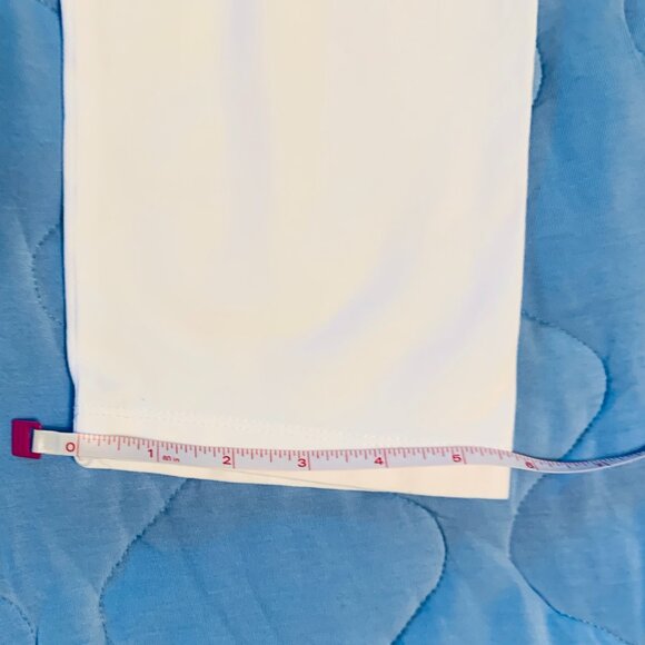 J Jill White Stretch Capris Leggings Size M - Picture 8 of 8